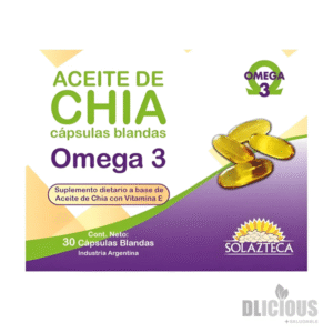 Aceite de Chía "Sol Azteca" - 30 Cápsulas