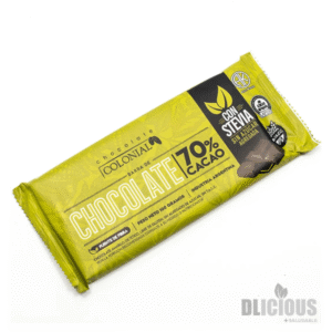 Chocolate 70% Stevia sin TACC "El Colonial" - 100 Grs.