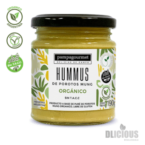 Hummus de Poroto Mung Orgánico "Pampa Gourmet" - 185 Grs.