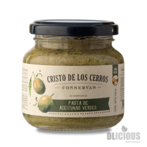 Pasta de Aceitunas Verdes "Cristo de los Cerros" de Alcaraz - 290 Grs.