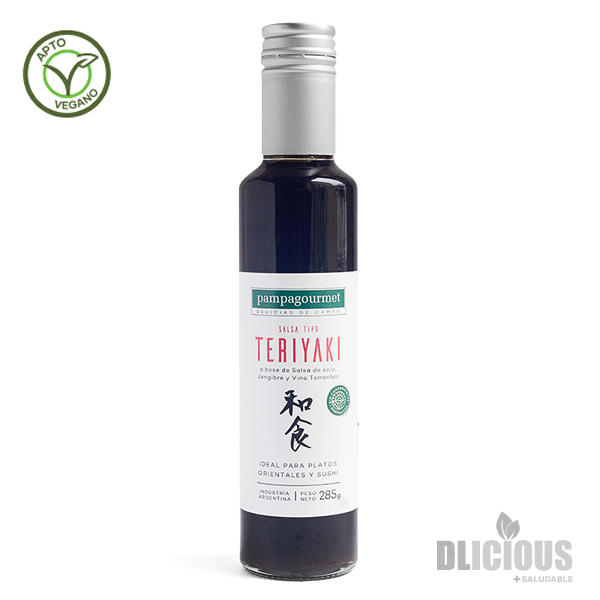 Salsa Teriyaki con Vino Torrontés "Pampa Gourmet" - 285 Grs.